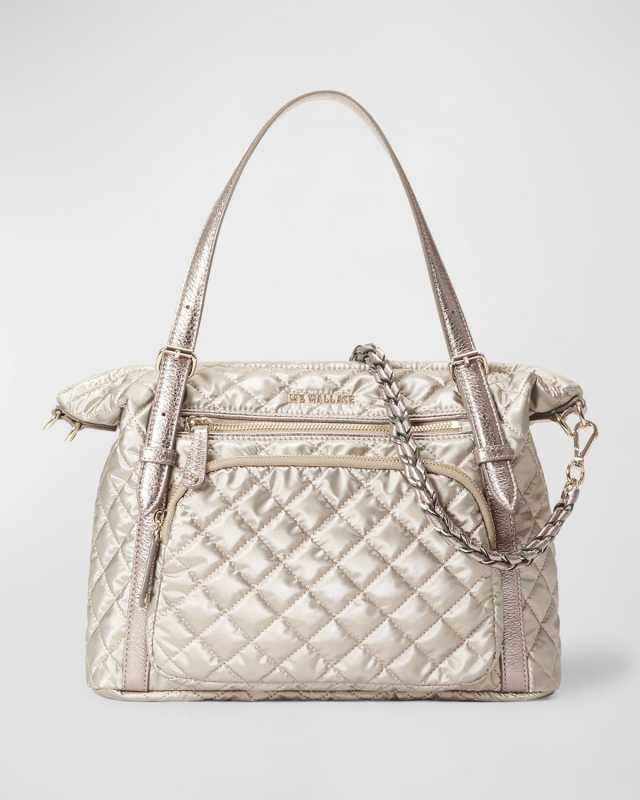Crosby Quilted Metallic Everywhere Tote Bag